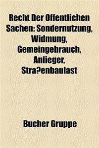 Recht Der Ffentlichen Sachen