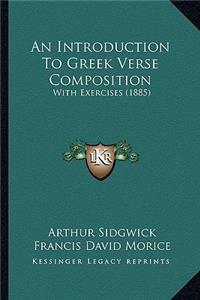 Introduction to Greek Verse Composition