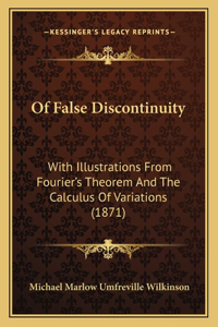Of False Discontinuity