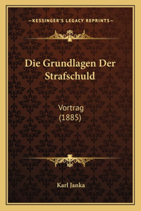 Grundlagen Der Strafschuld