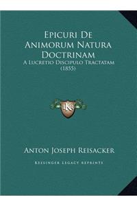 Epicuri De Animorum Natura Doctrinam