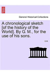 Chronological Sketch [Of the History of the World]. by G. M., for the Use of His Sons.