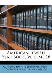 American Jewish Year Book, Volume 16