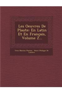Les Oeuvres de Plaute