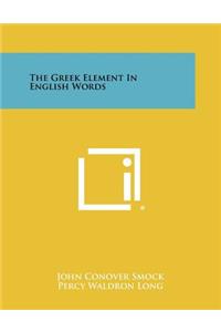 Greek Element In English Words