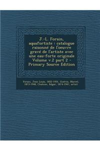 J.-L. Forain, aquafortiste