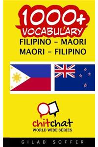 1000+ Filipino - Maori Maori - Filipino Vocabulary