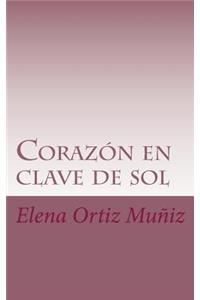 Corazón en clave de sol