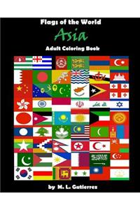 Flags of the World Series (Asia), adult coloring book