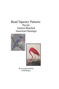 Bead Tapestry Patterns Peyote Eastern Bluebird American Flamingo