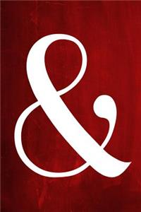 Chalkboard Journal - Ampersand (Red)
