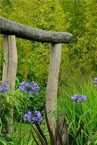 Beautiful Agapanthus Garden with A Japanes Gate Journal