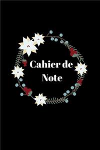 cahier de note