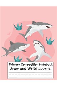 Primary Composition Notebook shark