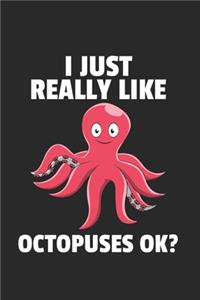 Octopus Krake Tintenfisch Notizbuch