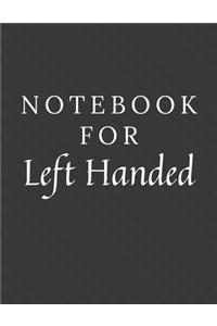 Notebook For Left Handed