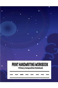 Print Handwriting Workbook Primary Composition Notebook