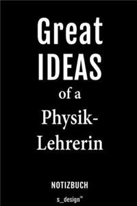 Notizbuch für Physik-Lehrer / Physik-Lehrerin