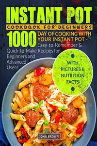 Instant Pot Cookbook for Beginners