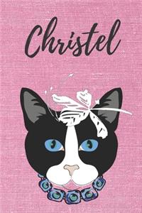Christel Notizbuch Katze / Malbuch / Tagebuch / Journal / DIN A5 / Geschenk