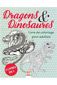Dragons & Dinosaures - 2 livres en 1