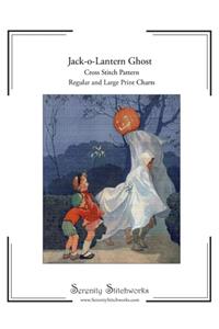 Jack-o-Lantern Ghost Cross Stitch Pattern