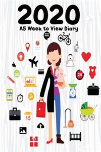 2020 A5 Week to View Diary