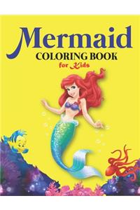 Mermaid Coloring Book for Kids