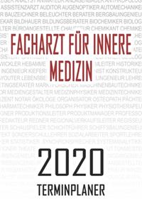 Facharzt für Innere Medizin - 2020 Terminplaner