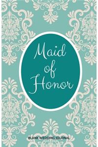 Maid of Honor Small Size Blank Journal-Wedding Planner&To-Do List-5.5