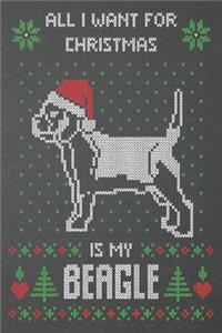 all I want for Christmas my beagle