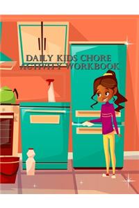 Daily Kids Chore Activity Workbook