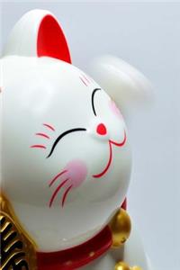 LUCKY CAT - a lined journal