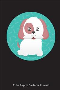 Cute Puppy Cartoon Journal