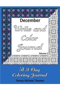 December Write and Color Journal - Volume 2