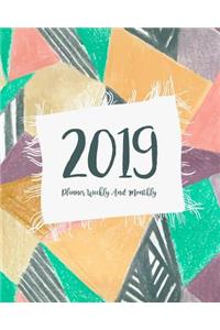 2019 Planner Weekly And Monthly