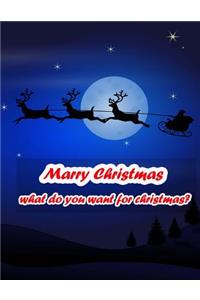 Marry Christmas What Do You Want For Christmas