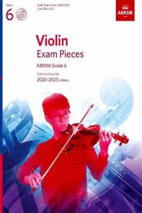 Violin Exam Pieces 2020-2023, ABRSM Grade 6, Score, Part & CD