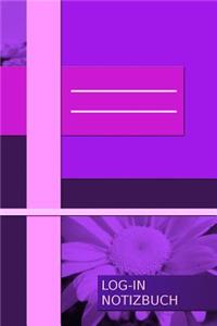 Log-In Notizbuch