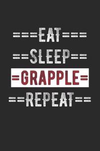 Wrestler Journal - Eat Sleep Grapple Repeat