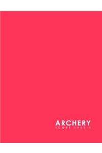 Archery Score Sheets