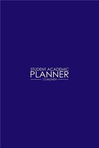 12 Month Student Academic Planner