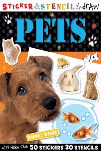 Sticker Stencil Draw Pets