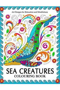 Sea Creatures Colouring Book