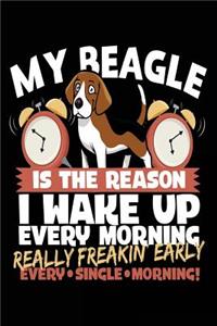 My Beagle Is The Reason I Wake Up Every Morning Really Freakin Early Every Single Morning!