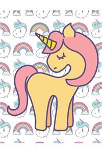Unicorn Wide Ruled Composition Notebook