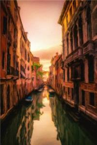 Sunset in Venice - Lined Notebook with Margins