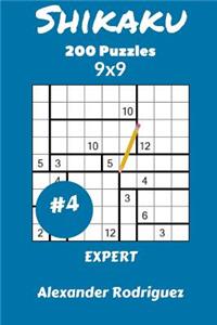 Shikaku Puzzles 9x9 - Expert 200 vol. 4