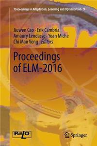 Proceedings of Elm-2016