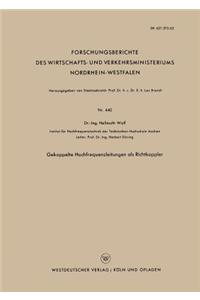 Gekoppelte Hochfrequenzleitungen als Richtkoppler